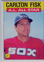 1986 Topps Baseball Cards      719     Carlton Fisk AS